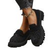 Mocassins femme à plateforme