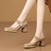 Mocassins femme à talon vernis taupe