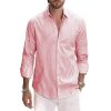 chemise rayée décontractée pour homme