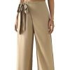 pantalon femme à nouer