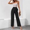 pantalon femme à nouer