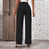 pantalon femme à nouer