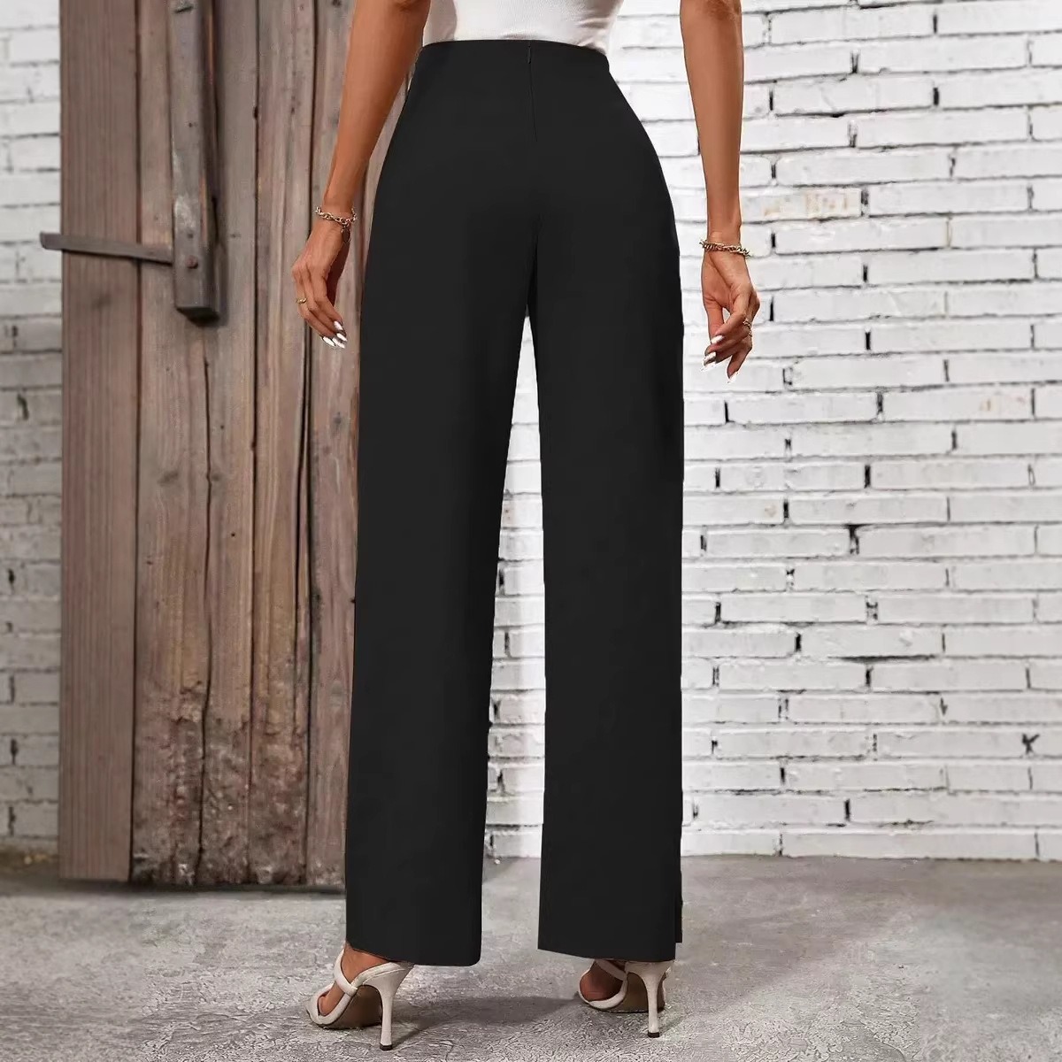 pantalon femme à nouer
