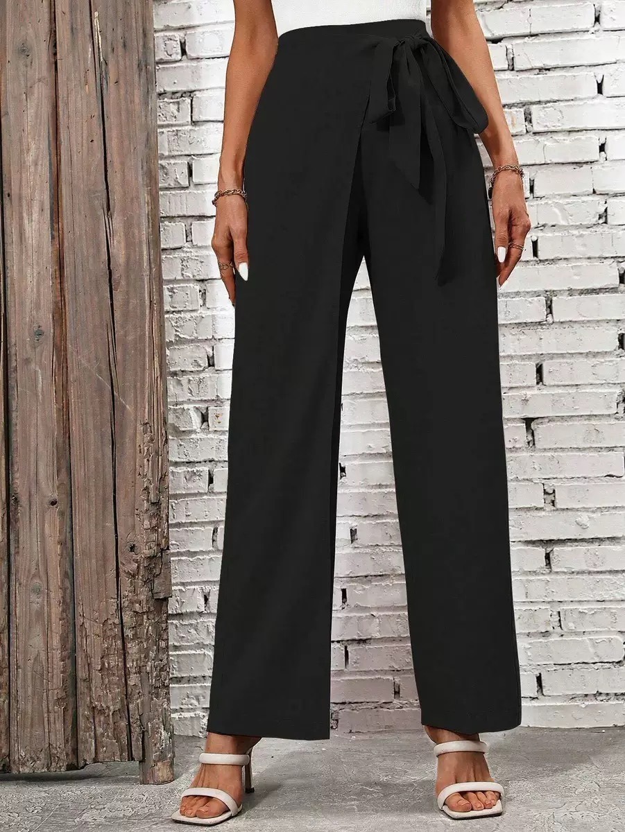 pantalon femme à nouer