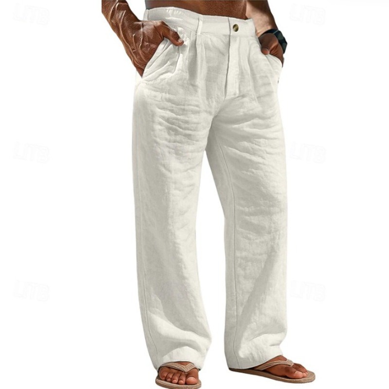 pantalon homme en lin