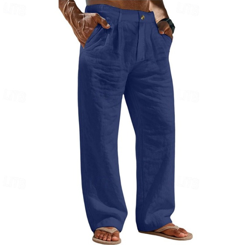 pantalon homme en lin