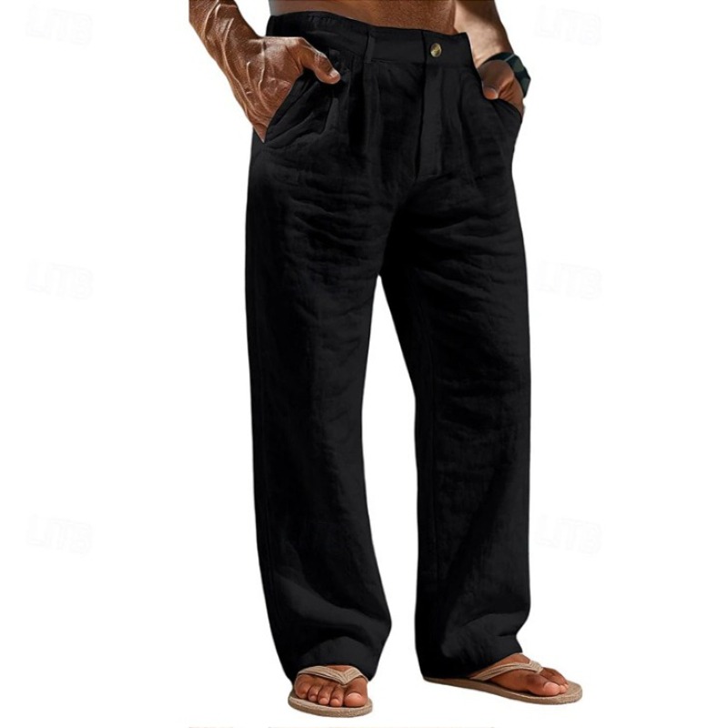 pantalon homme en lin