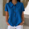 top femme polo manches courtes