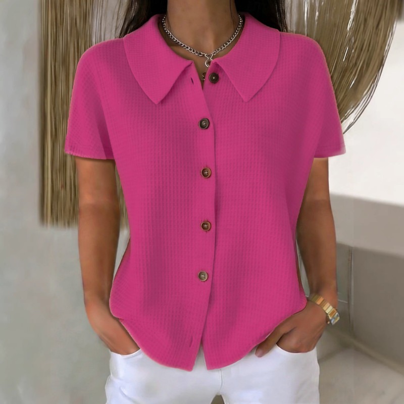 top femme polo manches courtes