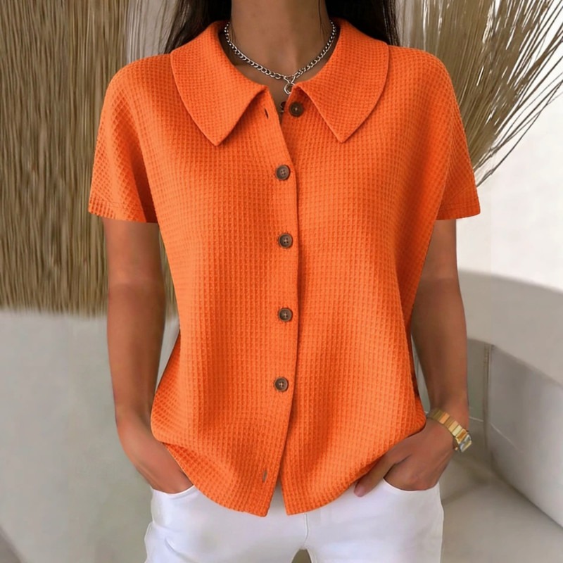 top femme polo manches courtes