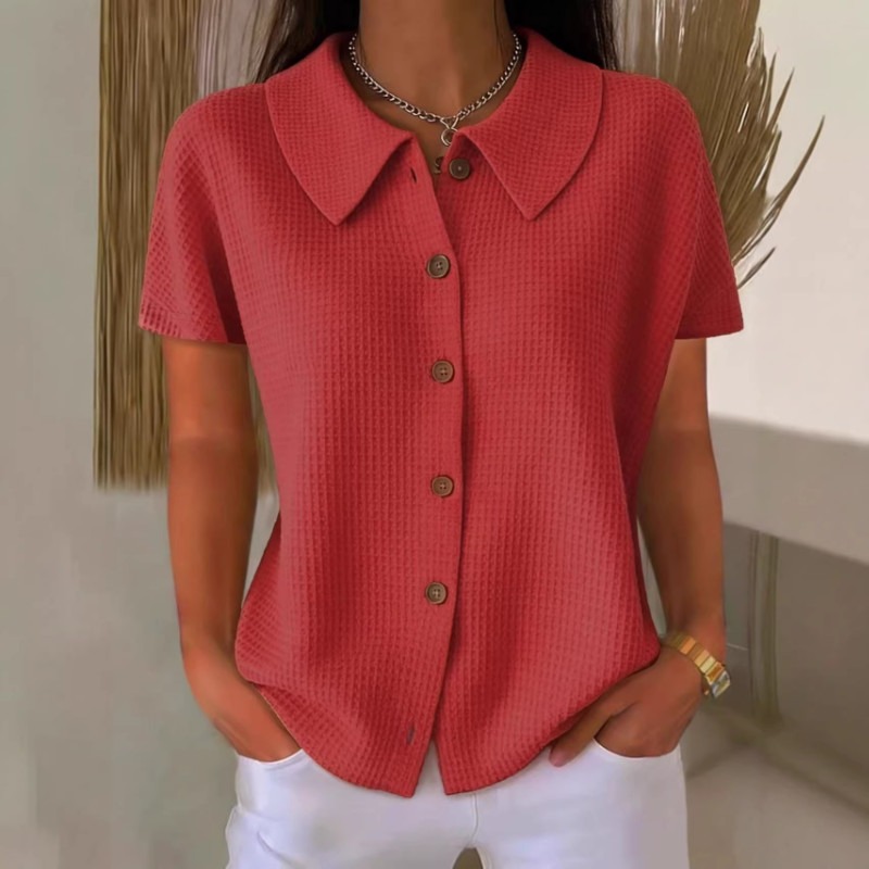 top femme polo manches courtes