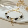 bracelet pierres naturelles obsidienne