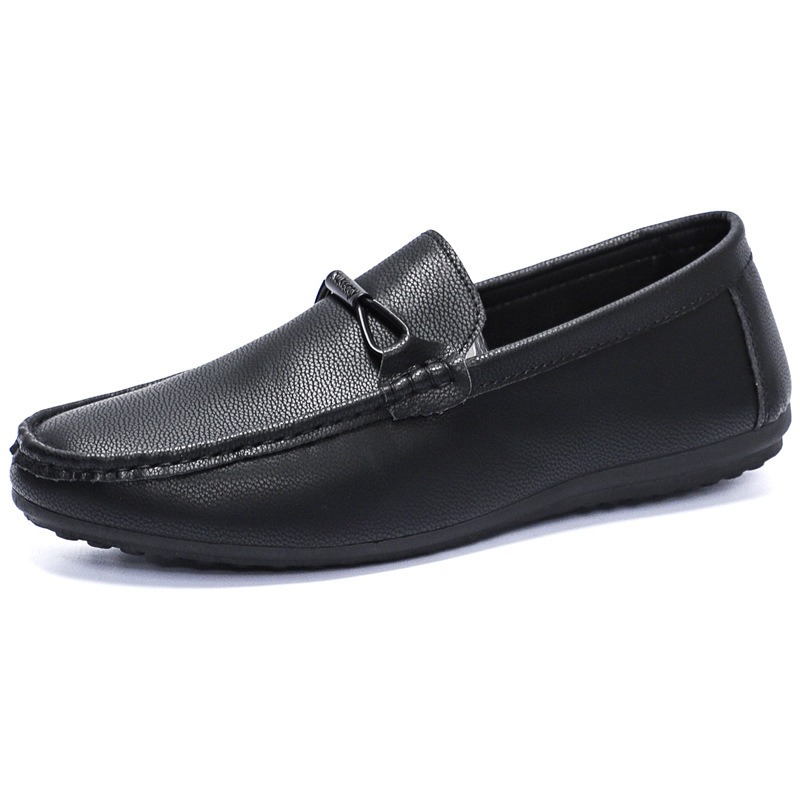 chaussures bateau pour homme noir 1
