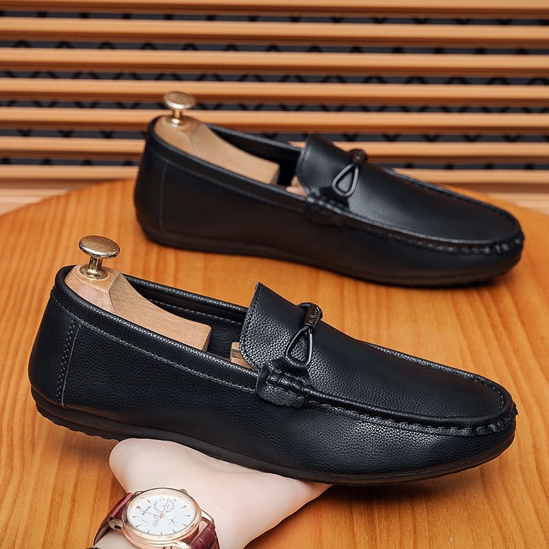 chaussures bateau pour homme noir 2