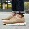 chaussures décontractées respirantes pour homme beige