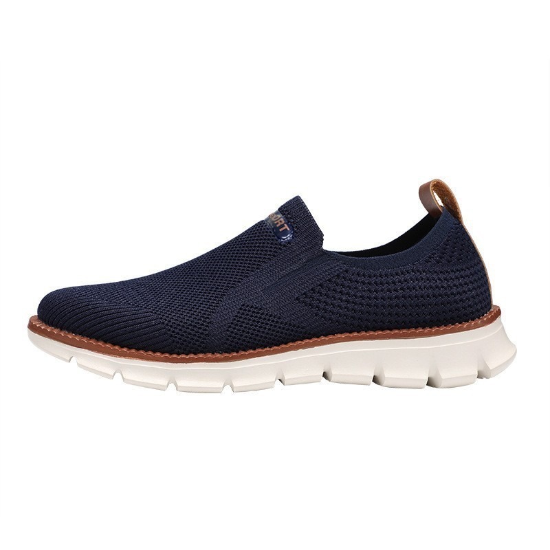 chaussures décontractées respirantes pour homme bleu 2