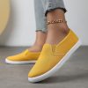 chaussures en toile pour homme ou femme jaune