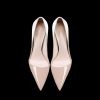 escarpins vernis bicolores talons aiguille nude 1