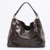 grand sac bandoulière en cuir marron