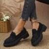 mocassins femme à plateforme