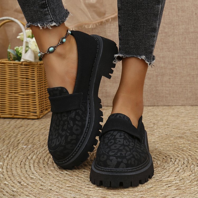 mocassins femme à plateforme 4