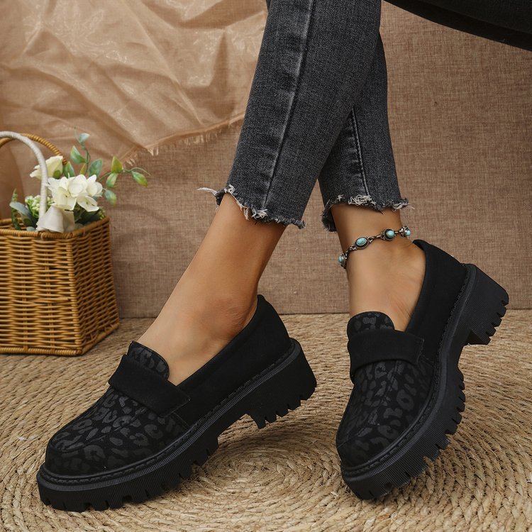 mocassins femme à plateforme