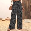 pantalon ample imprimé pour femme