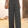 pantalon ample imprimé pour femme