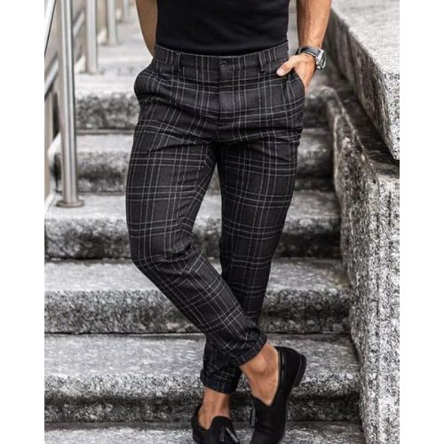 pantalon-slim-a-carreaux-pour-homme