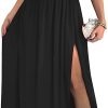 robe longue de cocktail asymétrique une épaule noir