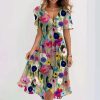 robe légère mousseline colore