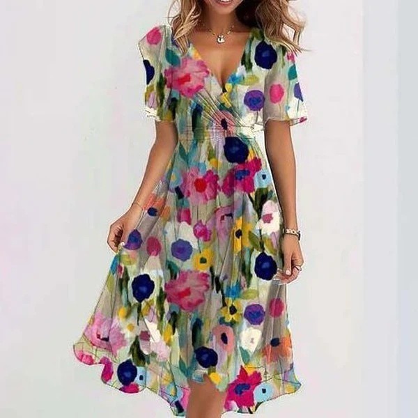 robe légère mousseline colore