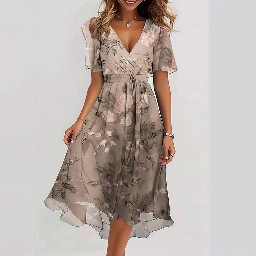 robe légère mousseline nude